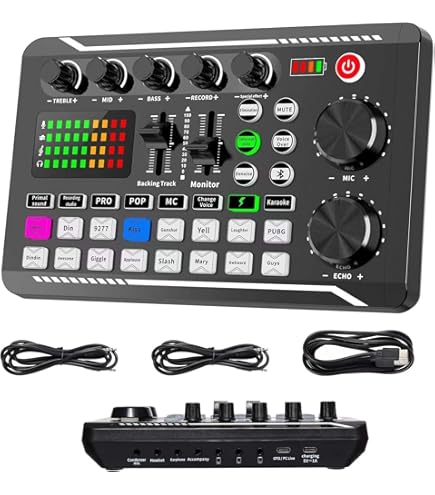 FLAMMA FM10 Professional Audio Mixer 6 Channel Stereo SoundBoard